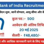 Union Bank of India Recruitment 2025: आवेदन शुरू, जानें योग्यता, आयु सीमा और वेतन