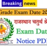 Rajasthan 4th Grade Exam Date 2025: राजस्थान चतुर्थ श्रेणी परीक्षा की तिथि घोषित, यहां देखें पूरा नोटिस